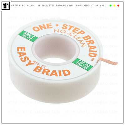 OS-C-25【DESOLDER BRAID NO-CLN 0.075' 25'】