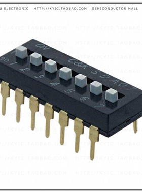 SDA07H1BD【SWITCH SLIDE DIP SPST 25MA 24V】