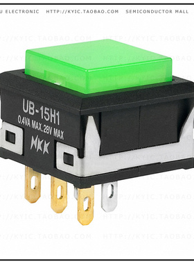 UB15KKG015F-FF【SWITCH PUSH SPDT 0.4VA 28V】