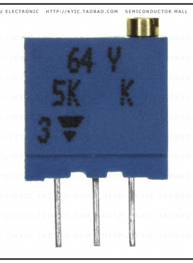 M64Y502KB40【TRIMMER 5K OHM 0.5W PC PIN TOP】