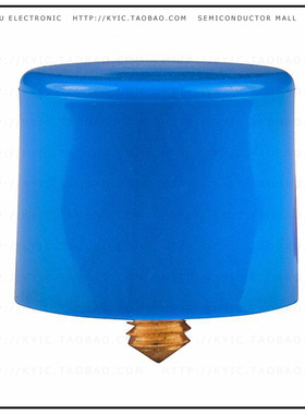 AT407G【CAP PUSHBUTTON ROUND BLUE】