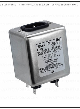 6ESK7【LINE FILTER 250VAC 6A CHASS MNT】