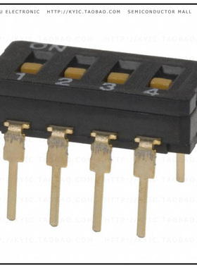 A6D-4100【SWITCH SLIDE DIP SPST 30MA 30V】