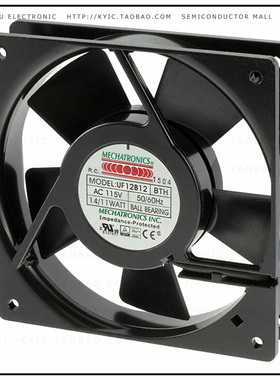 UF12B12-BTHR【FAN AXIAL 120X25MM 115VAC】