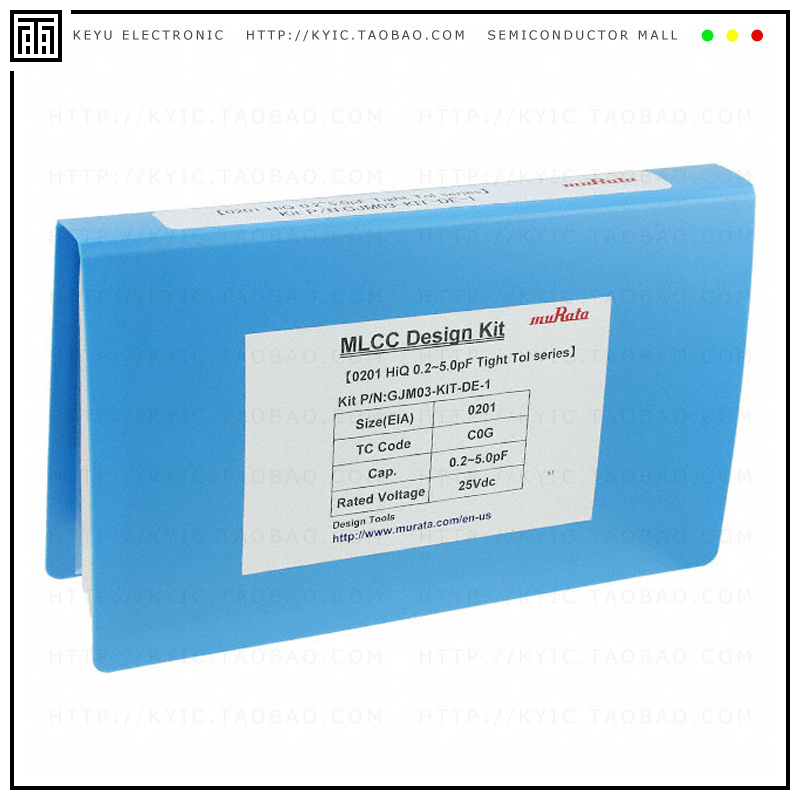 GJM03-KIT-TTOL-DE【CAP KIT CERAM 0.2PF-33PF 1380PC】