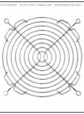 SC130-W3【127MM FAN GUARD NICKEL CHROME】