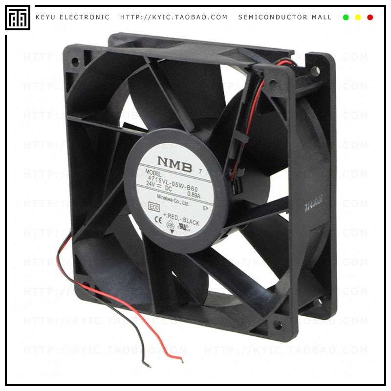 4715VL-05W-B60-E00【FAN AXIAL 120X38MM 24VDC WIRE】