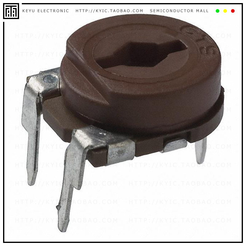 262UR504B【TRIMMER 500KOHM 0.15W PC PIN TOP】