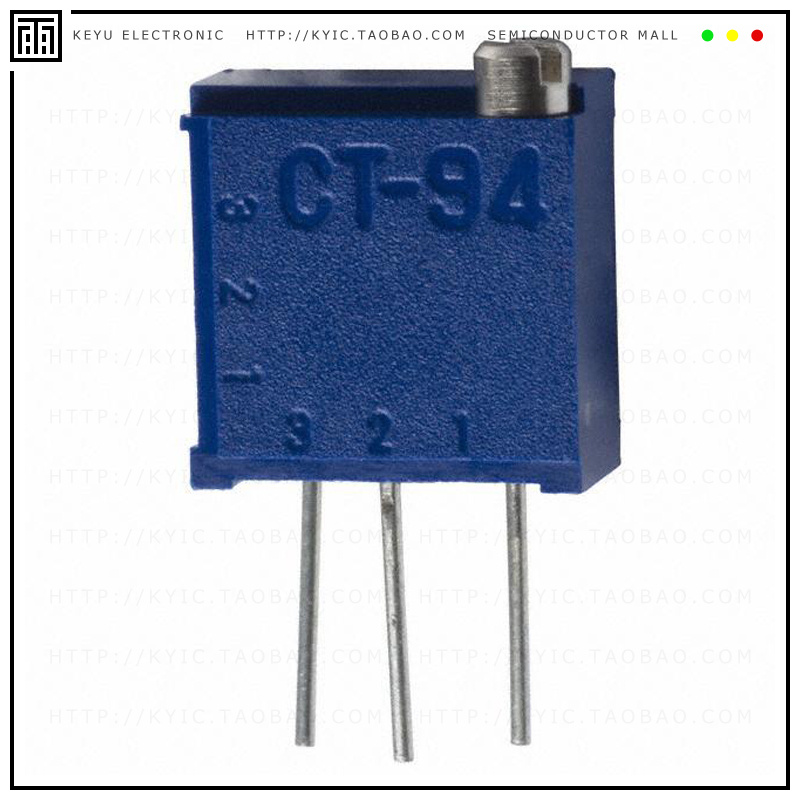 CT94EY204【TRIMMER 200K OHM 0.5W PC PIN TOP】