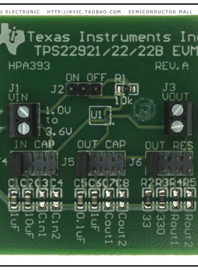TPS22922BEVM【EVAL MOD LOAD SWITCH TPS22922B】