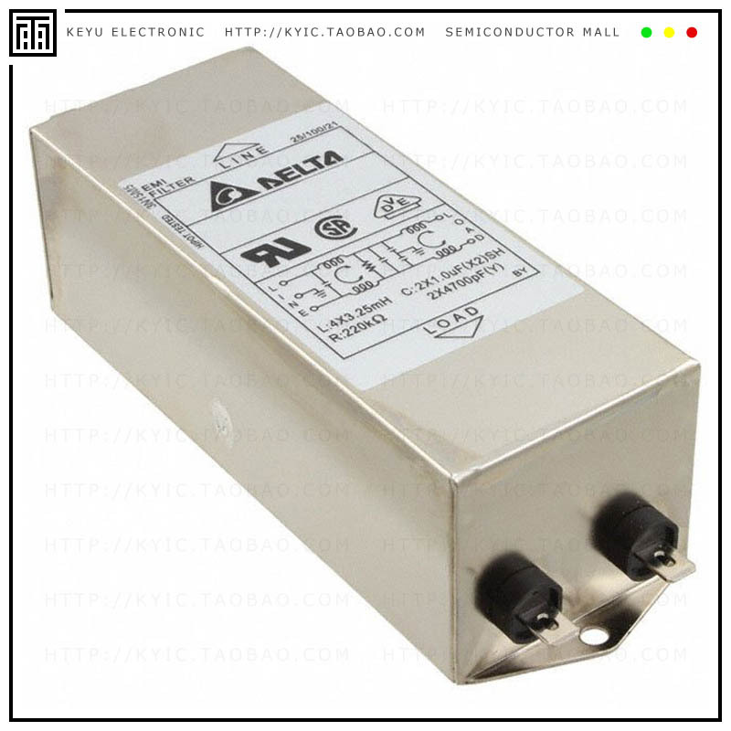 12DPCG5B【LINE FILTER 115/250VAC 12A CHASS】