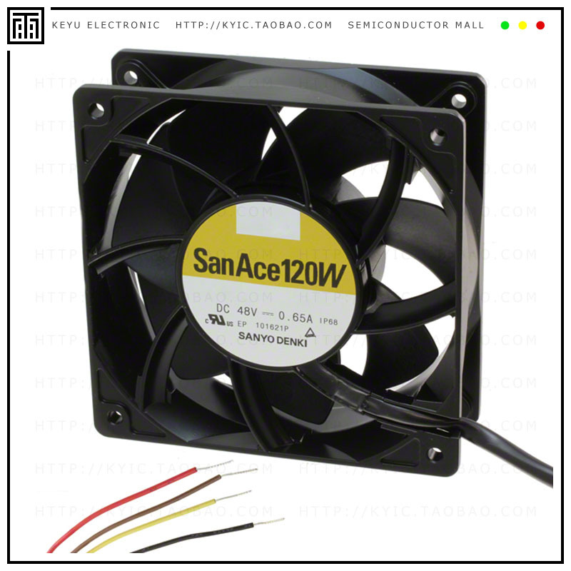 9WV1248P1J001【FAN 120X38MM 48VDC IP68 RBLS】