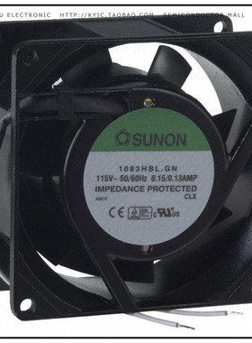 SF11580A-1083HSL.GN【FAN AXIAL 80X38MM 115VAC WIRE】