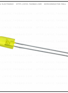 WP1503YD【LED YELLOW DIFFUSED T-1 3/4 T/H】