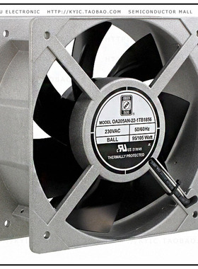 OA205AN-22-1TB1856【FAN AXIAL 205X72MM 230VAC TERM】