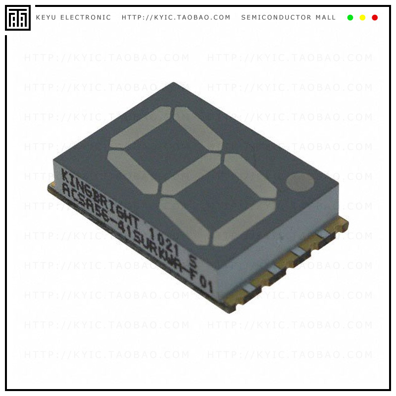 ACSA56-41SURKWA-F01【DISPLAY 0.56' SGL 650NM RED SMD】