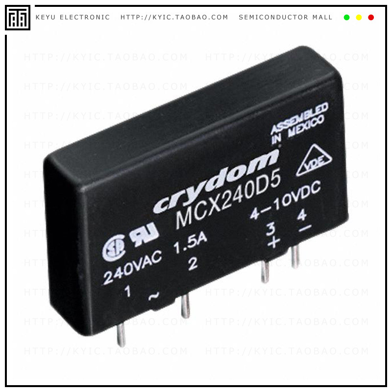 MCX240D5【SSR RELAY SPST-NO 5A 12-280V】