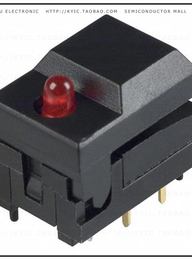 5501MBLKRED【SWITCH PUSH SPDT 0.3A 12V】