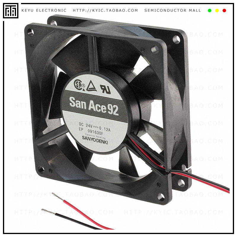109P0924H4021【FAN 92X25MM 24VDC RBLS】