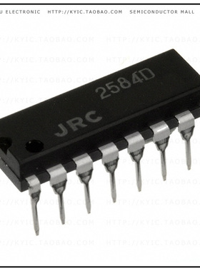 NJM2584D【IC VIDEO SWITCH 2-IN/1-OUT 16DIP】