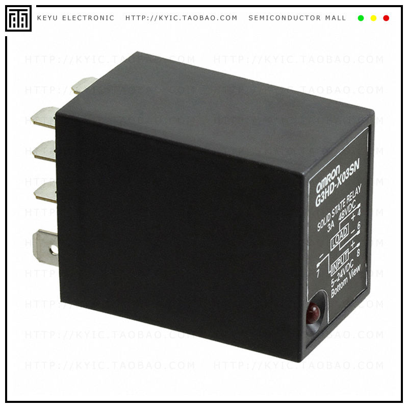 G3HD-X03S-DC3-28【SSR RELAY SPST-NO 3A 3-52.8V】