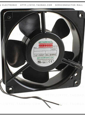 UF12A12-BWHR【FAN AXIAL 120X38MM 115VAC】