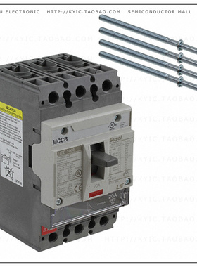 UTE100E-FTU-20-3P-LL-UL【CIR BRKR THERM 20A 600VAC/500VDC】