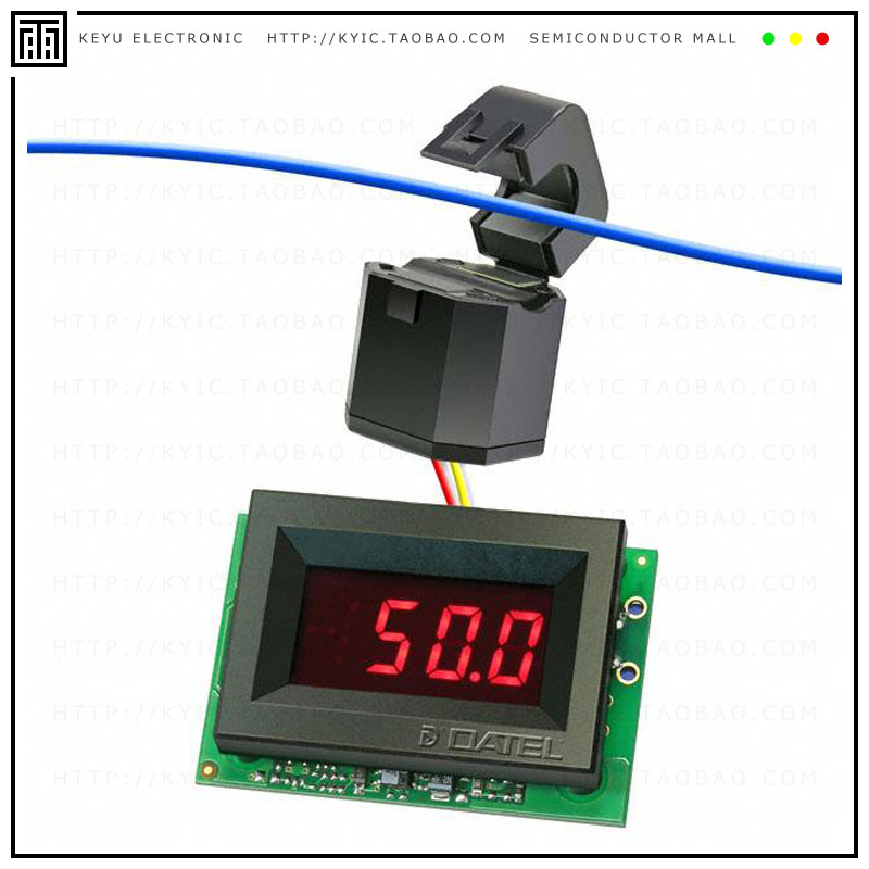 ACA-20RM-5-AC3-RL-C【AMMETER 0-30A LED PANEL MOUNT】
