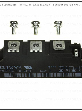 MCC26-16IO1B【THYRISTOR MODULE 1600V 2X32A】