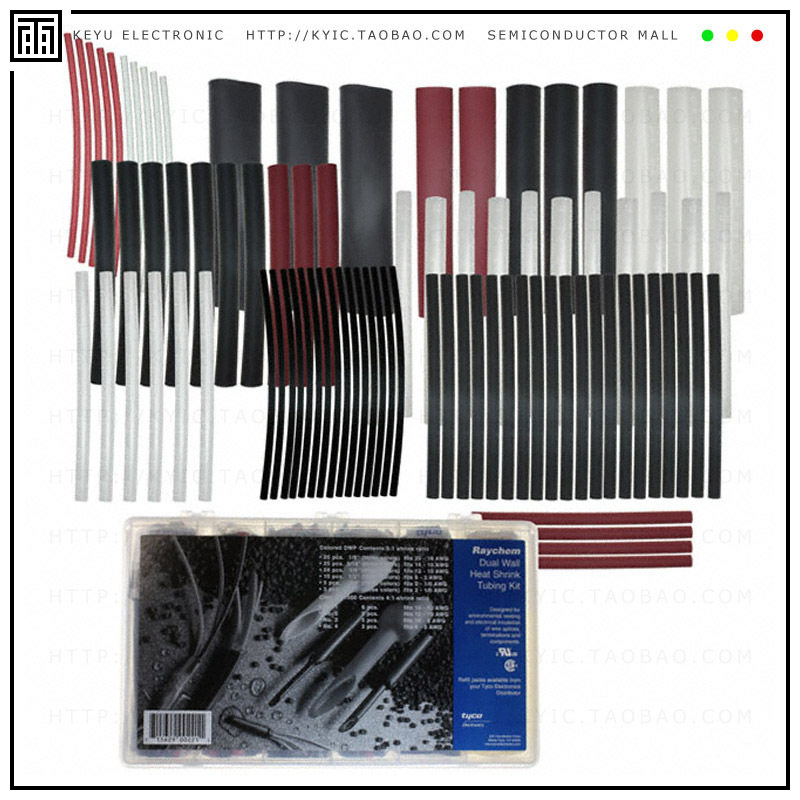 DWP-125-KIT3【KIT HEATSHRINK 6' 92 PCS COLOR】