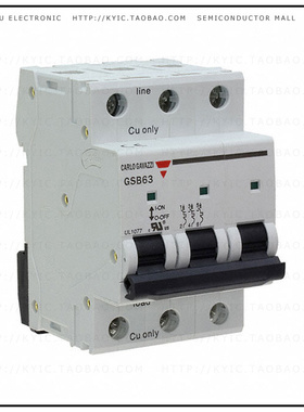 GSB633PC4【MCB UL1077 C 3P 4A】