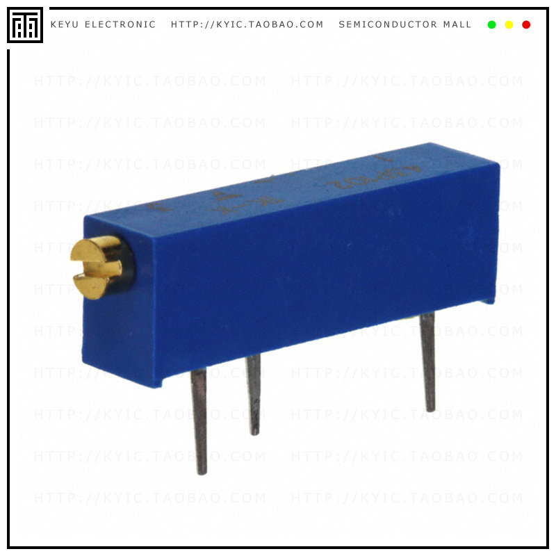 M43P102KB40【TRIMMER 1K OHM 0.75W PC PIN SIDE】