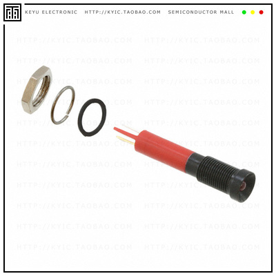 Q6R1BXXR24E【INDICATOR 24V 6MM RECESSED RED】