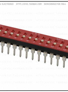 SD12H0B【SWITCH SLIDE DIP SPST 100MA 25V】