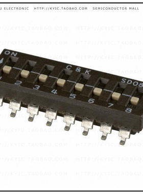 SD08H1SB【SWITCH SLIDE DIP SPST 100MA 25V】