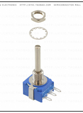 53CAA-E28-D13L【POT 5K OHM 1/4W PLASTIC LOG】