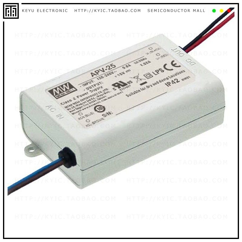 APV-25-15【LED DRIVER CV AC/DC 15V 1.68A】