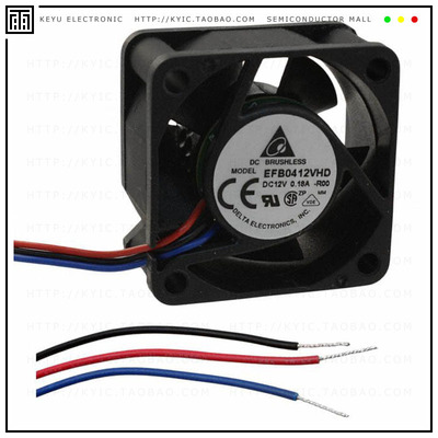 EFB0412VHD-R00【FAN AXIAL 40X20MM 12VDC WIRE】