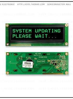 NHD-0216SZW-BG5【DISPLAY OLED CHAR 2X16 GRN】