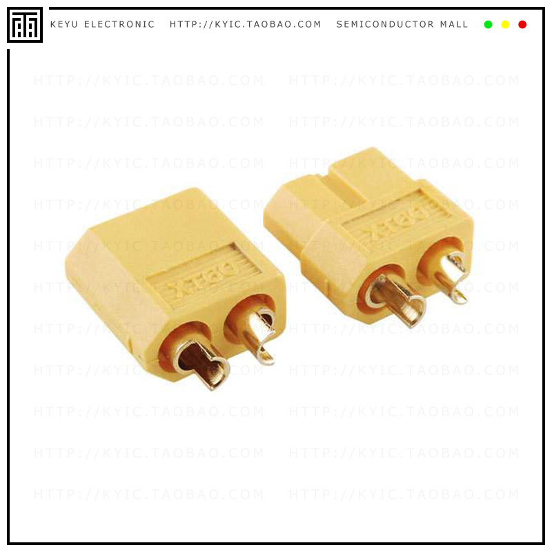 PRT-10474【XT60 CONNECTORS MALE/FEMALE PAIR】