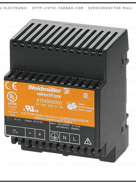 8754960000【AC/DC CONVERTER 5V 25W】