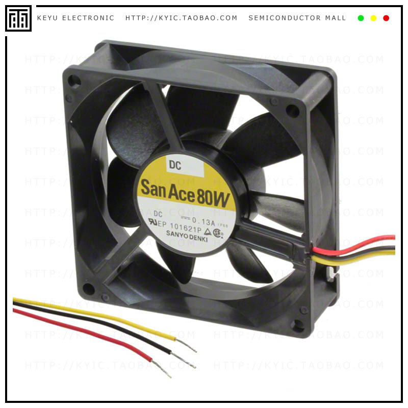 9WP0812H401【FAN 80X25MM 12VDC IP68 TACH】