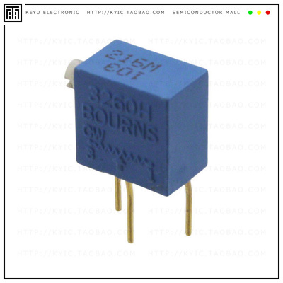 3260H-1-103【TRIMMER 10KOHM 0.25W PC PIN SIDE】