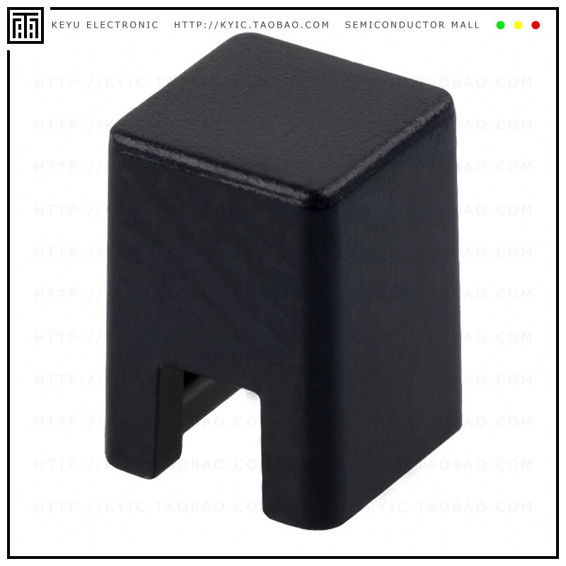 B32-1010【CAP TACTILE SQUARE BLACK】