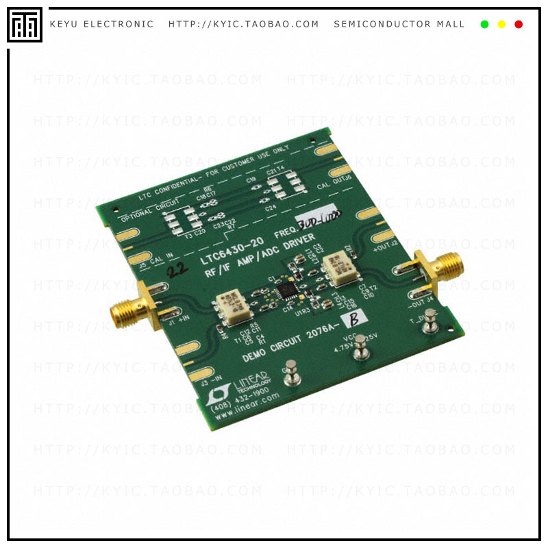 DC2076A-B【DEMO BOARD LTC6430-20 300-1000MH】