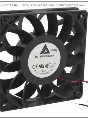 FFB1224XHE-M【FAN AXIAL 120X120X38MM 24V WIRE】