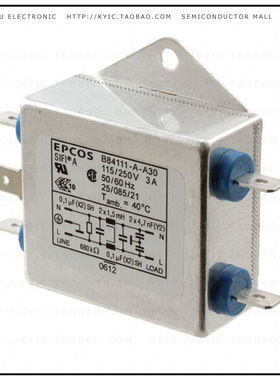 B84111A0000A030【LINE FILTER 250VDC/VAC 3A CHASS】