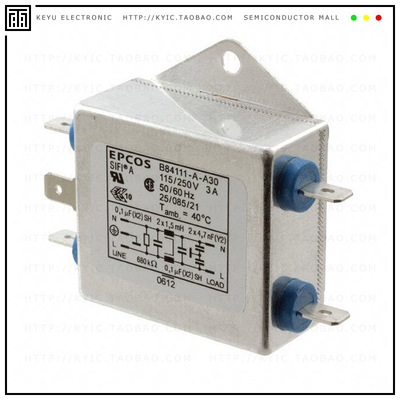 B84111A0000A030【LINE FILTER 250VDC/VAC 3A CHASS】