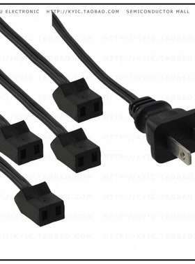 C45-4DC-72P【FAN CORD 45DEG 4POS 72' AC PLUG】