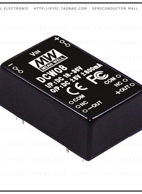DCW08C-15【DC DC CONVERTER +/-15V 8W】